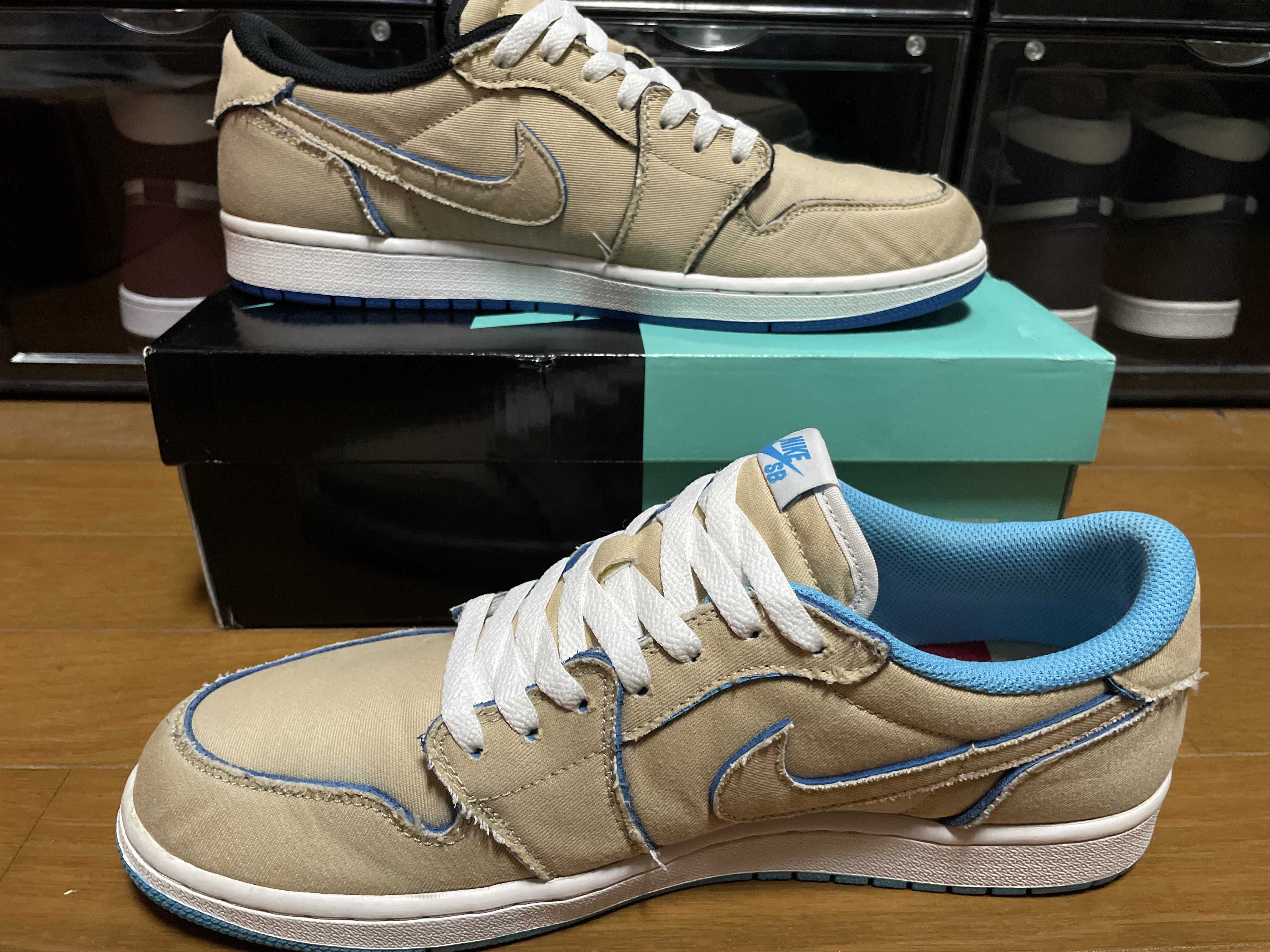 Nike SB Air Jordan 1 Low "Desert Ore/Royal Blue"