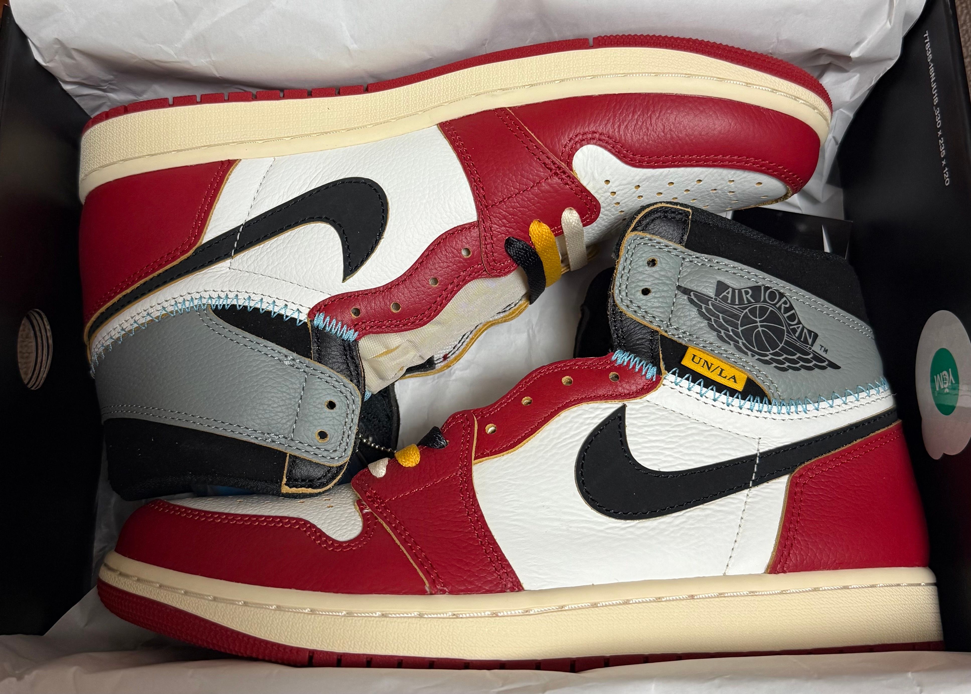 UNION × Nike Air Jordan 1 Retro High OG "Chicago/Shadow"