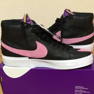 Nike SB Blazer Mid Edge "Black/White/Purple/Pink"