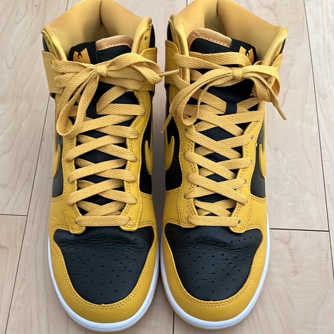 Wu-Tang Clan × Nike Dunk High Retro PRM "Black and Pollen"