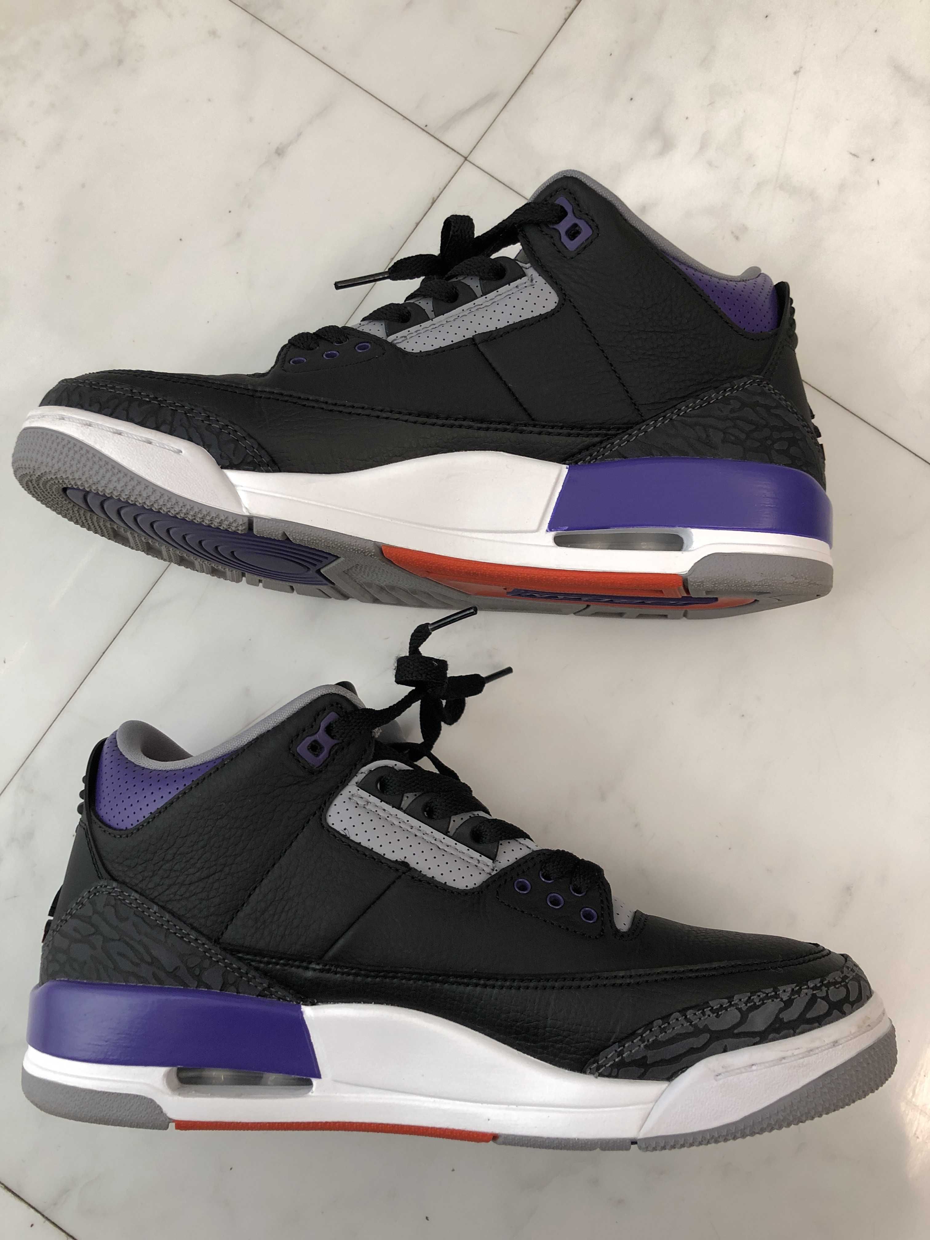 Nike Air Jordan 3 Retro "Black/Court Purple"