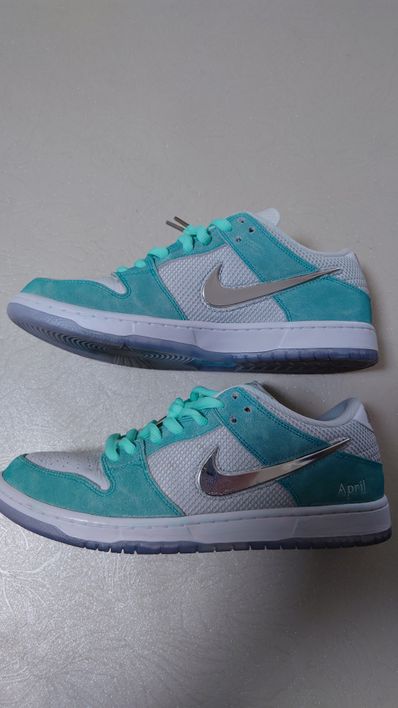 APRIL SKATEBOARDS × Nike SB Dunk Low Pro QS "White and Multi-Color"