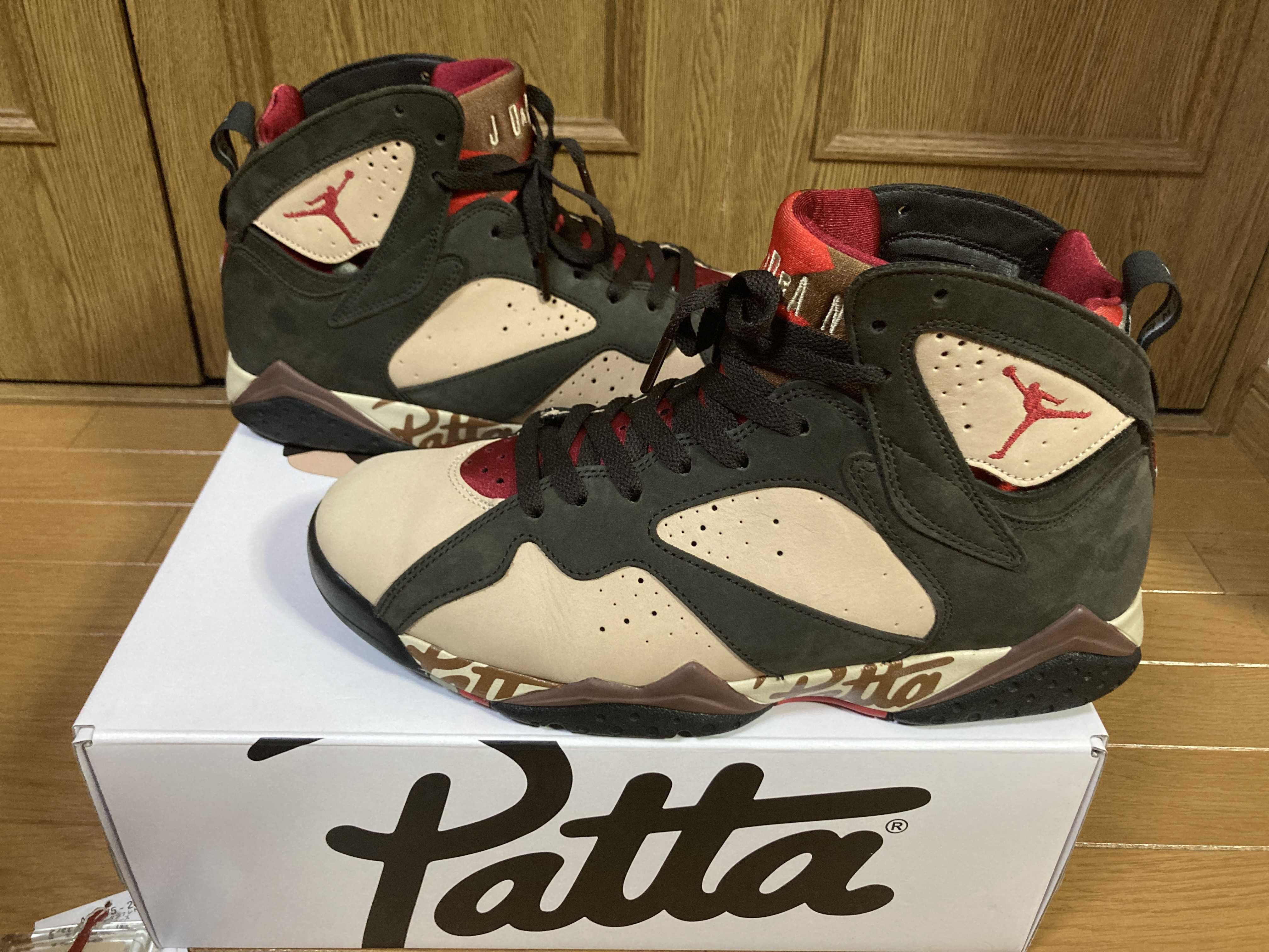 Patta × Nike Air Jordan 7 OG "Brown"