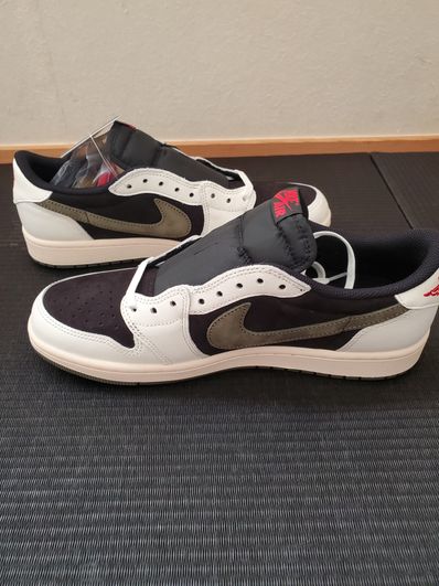 Travis Scott × Nike Women's Air Jordan 1 Low OG "Medium Olive"