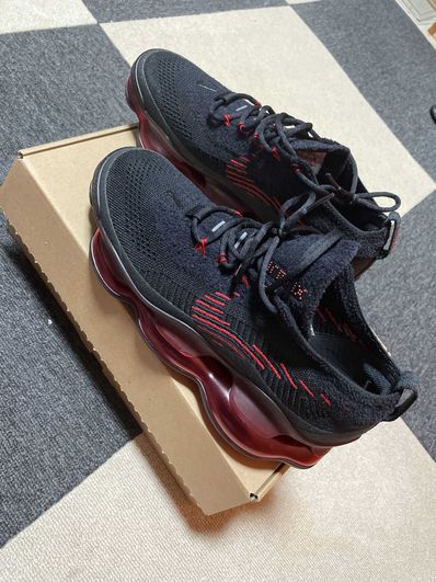 Nike Air Max Scorpion "Black and University Red"