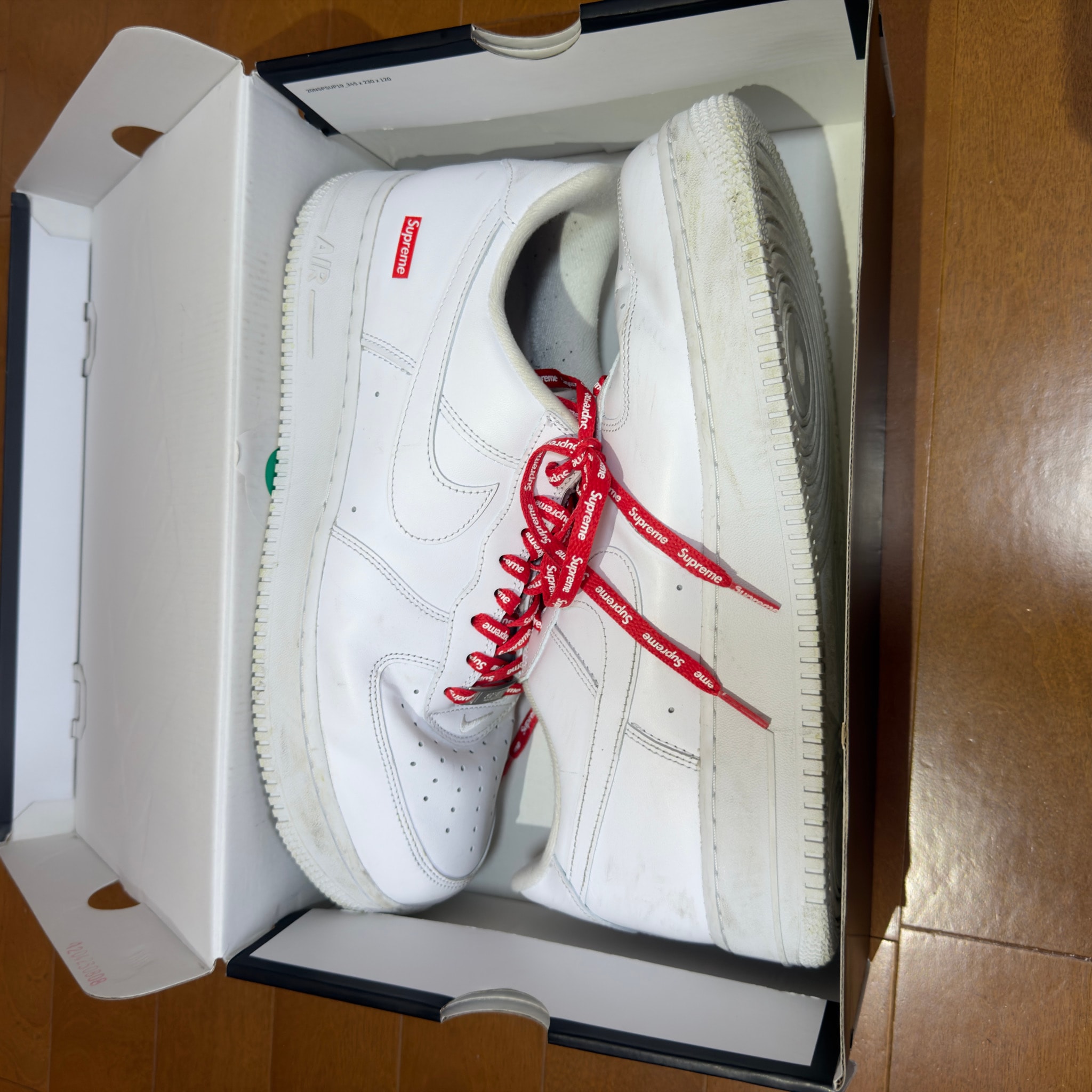 Supreme × Nike Air Force 1 Low "White"