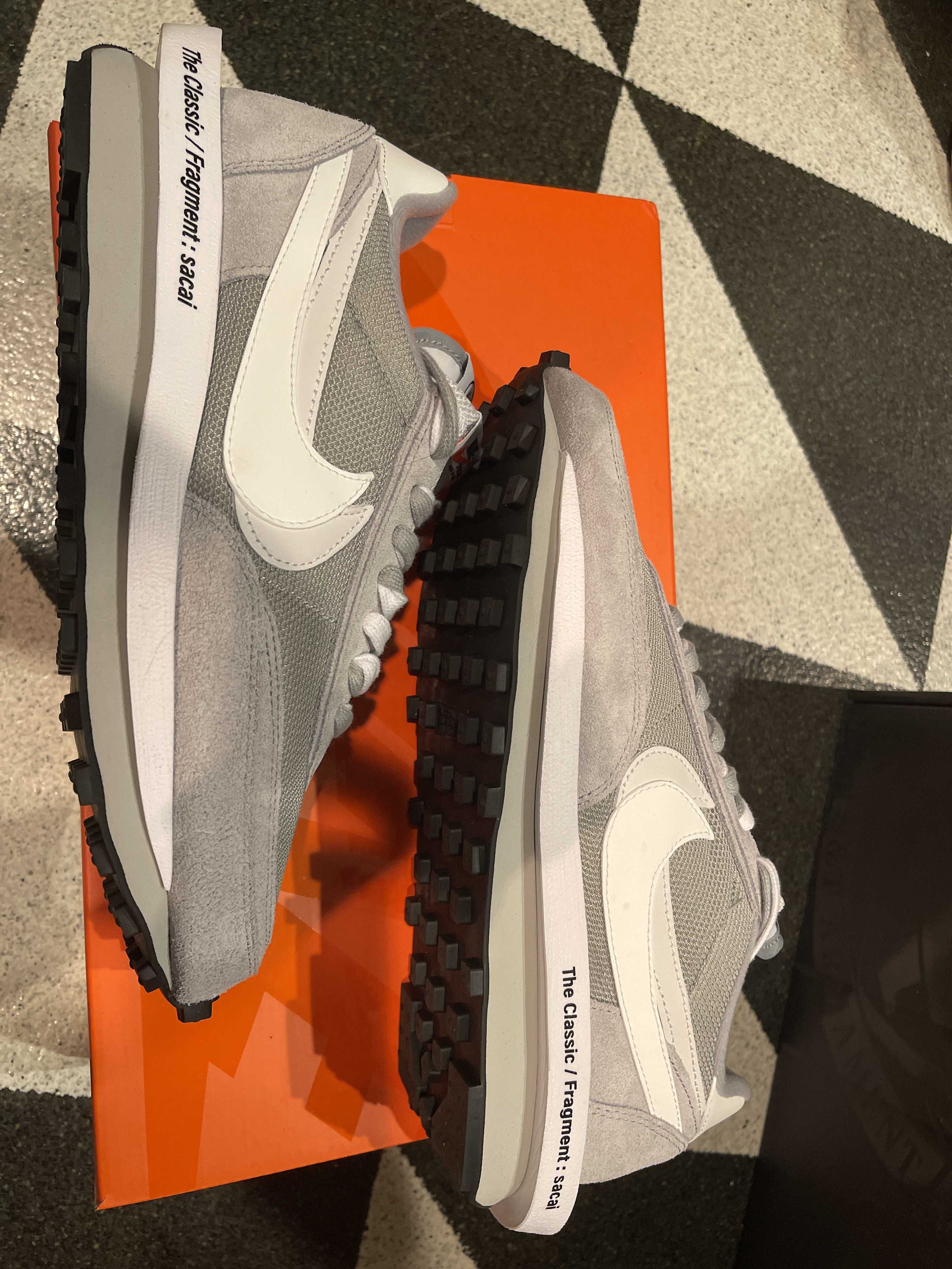 Fragment × sacai × Nike LD Waffle "Light Smoke Grey"