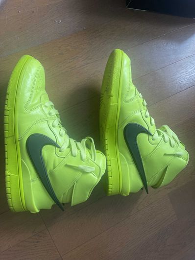 AMBUSH × NIKE DUNK HIGH "FLASH LIME"