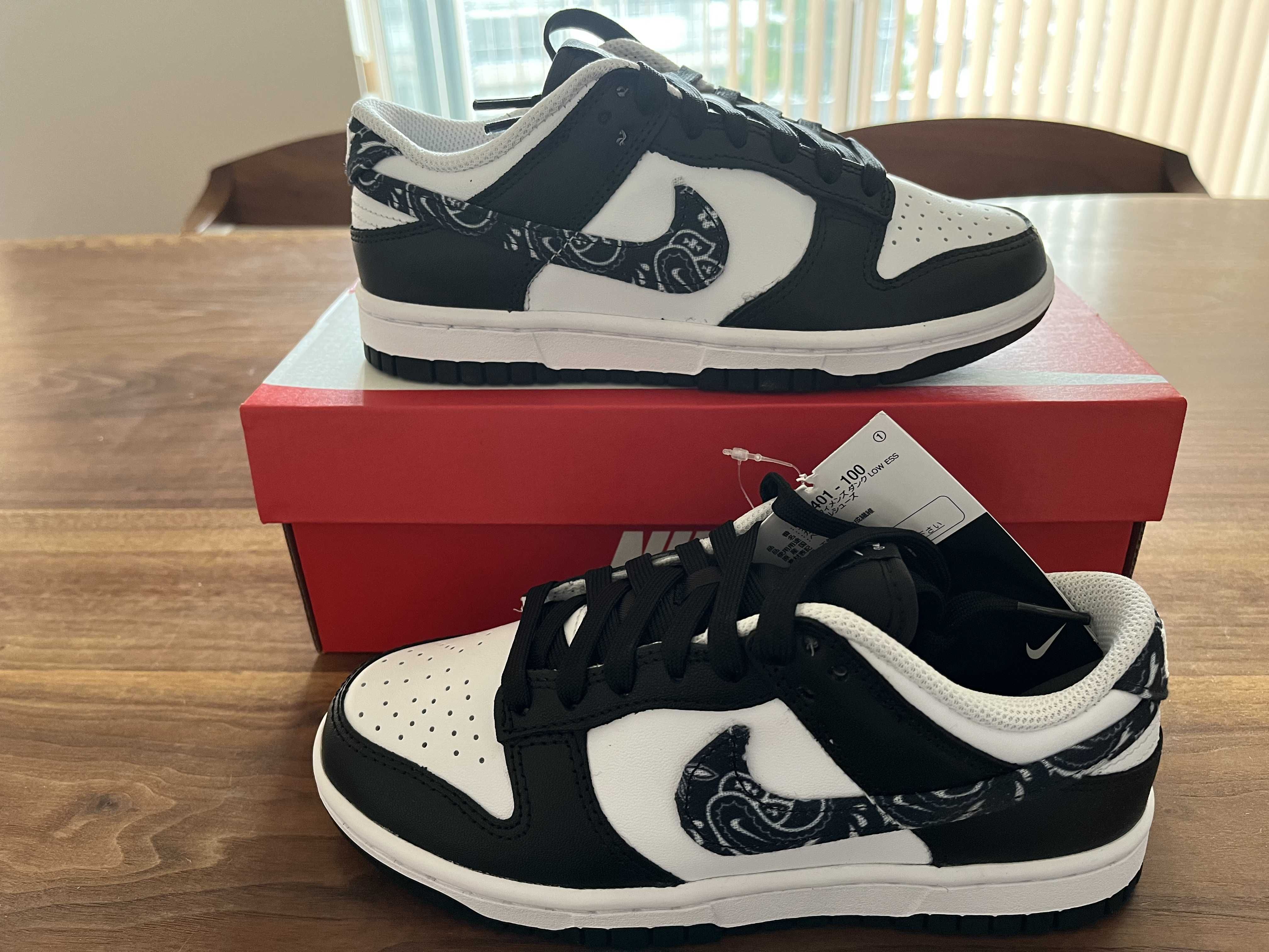 Nike Women's Dunk Low ESS "Black Paisley"