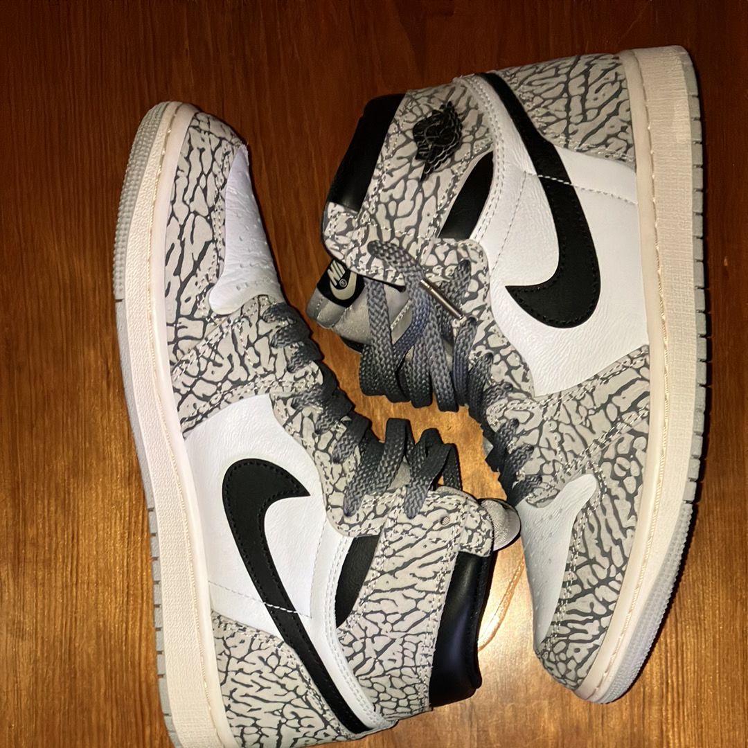 Nike Air Jordan 1 High OG "White Cement/Safari"