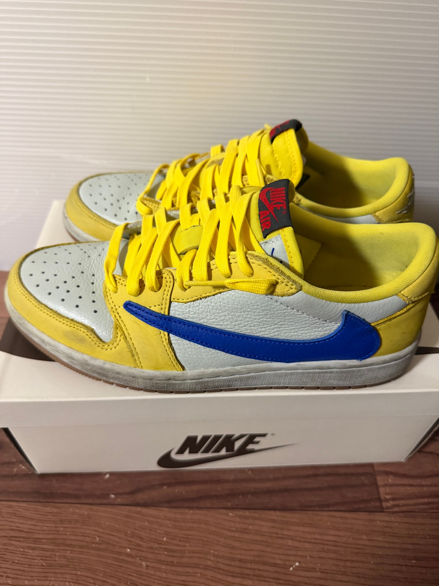 Travis Scott × Nike Women's Air Jordan 1 Retro Low OG "Canary"