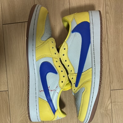 Travis Scott × Nike Women's Air Jordan 1 Retro Low OG "Canary"
