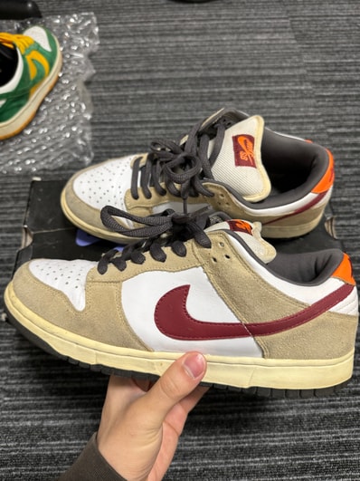 Nike SB Dunk Low Pro "White Varsity Crimson"