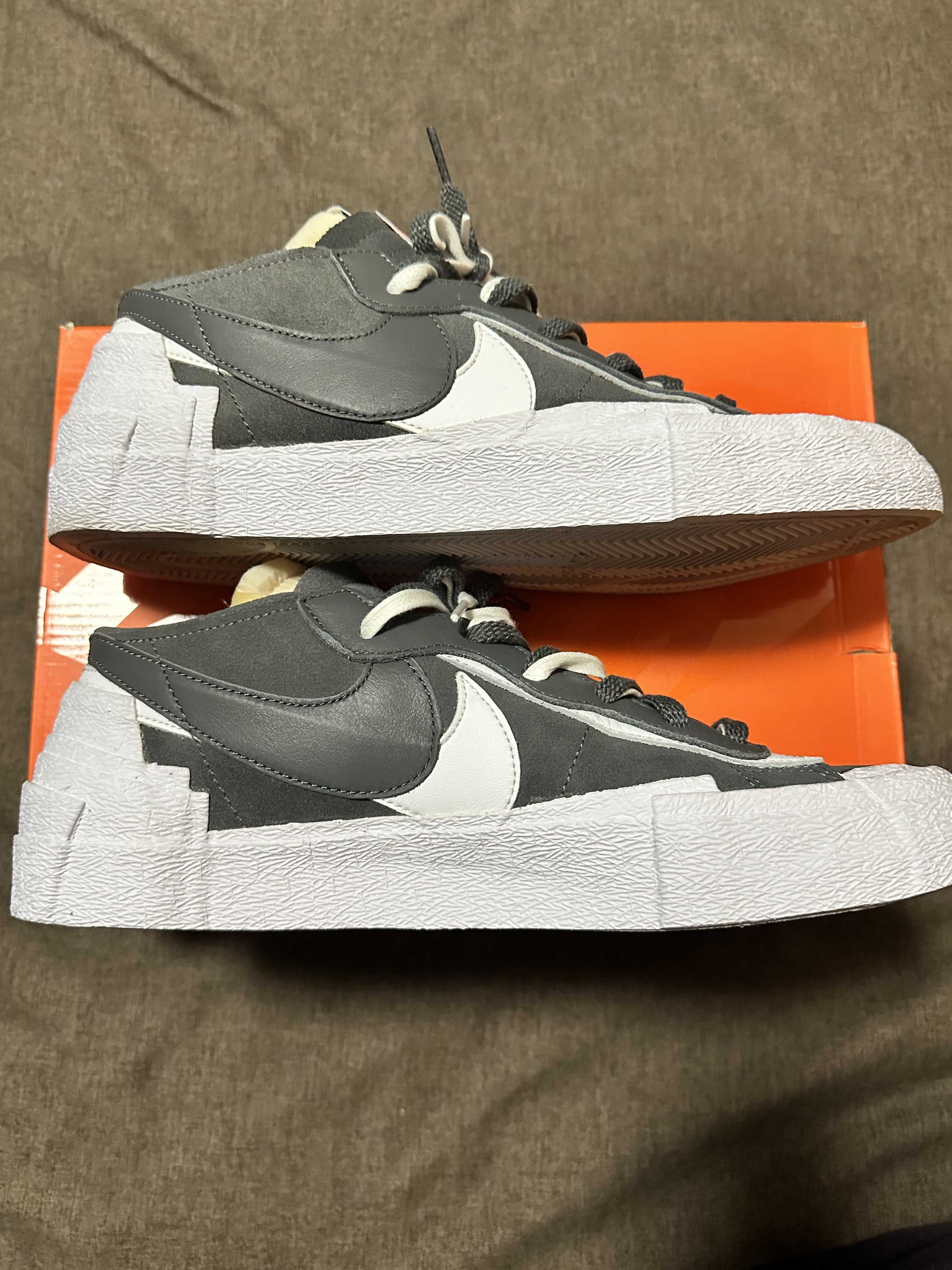 Sacai × Nike Blazer Low "Iron Grey"