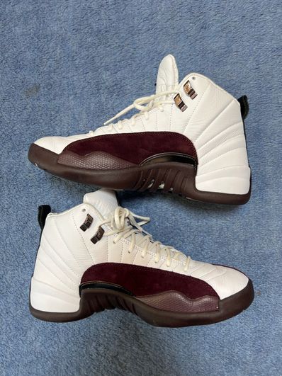 A Ma Maniere × Nike Women's Air Jordan 12 "White and Burgundy Crush"