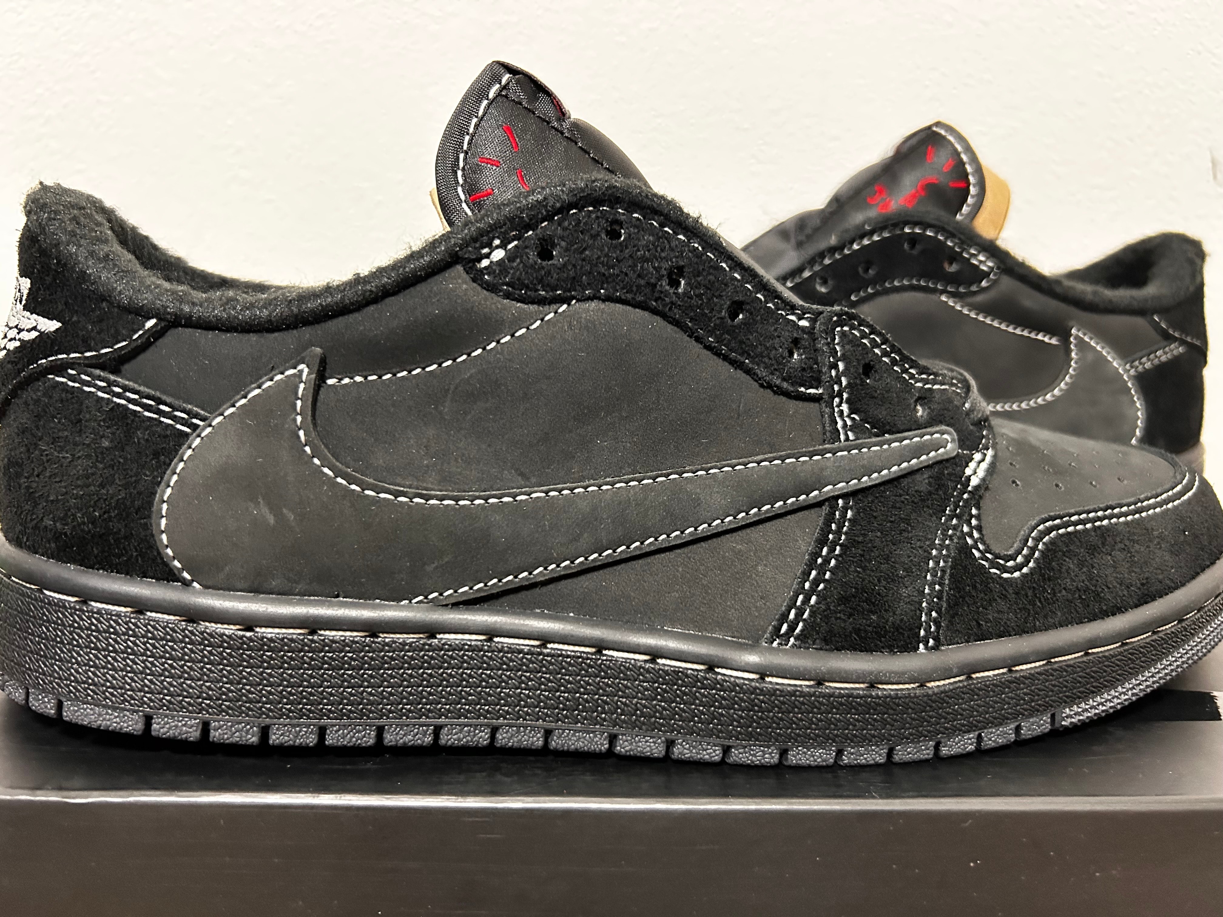 Travis Scott × Nike Air Jordan 1 Low OG SP "Black Phantom"