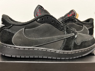 Travis Scott × Nike Air Jordan 1 Low OG SP "Black Phantom"