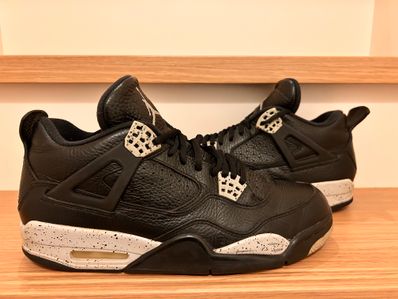 Air jordan 4 retro ls oreo sales