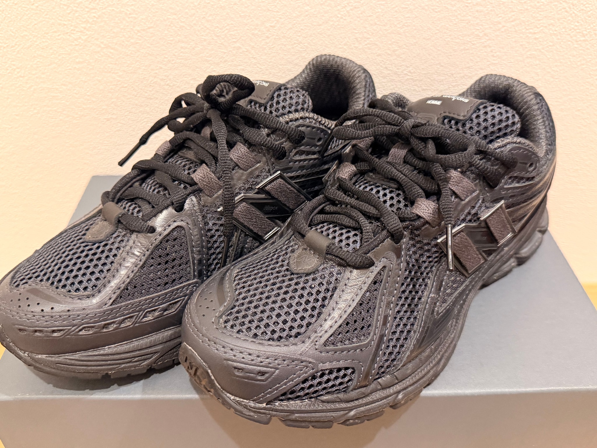 COMME des GARCONS HOMME × New Balance 1906R "Black"