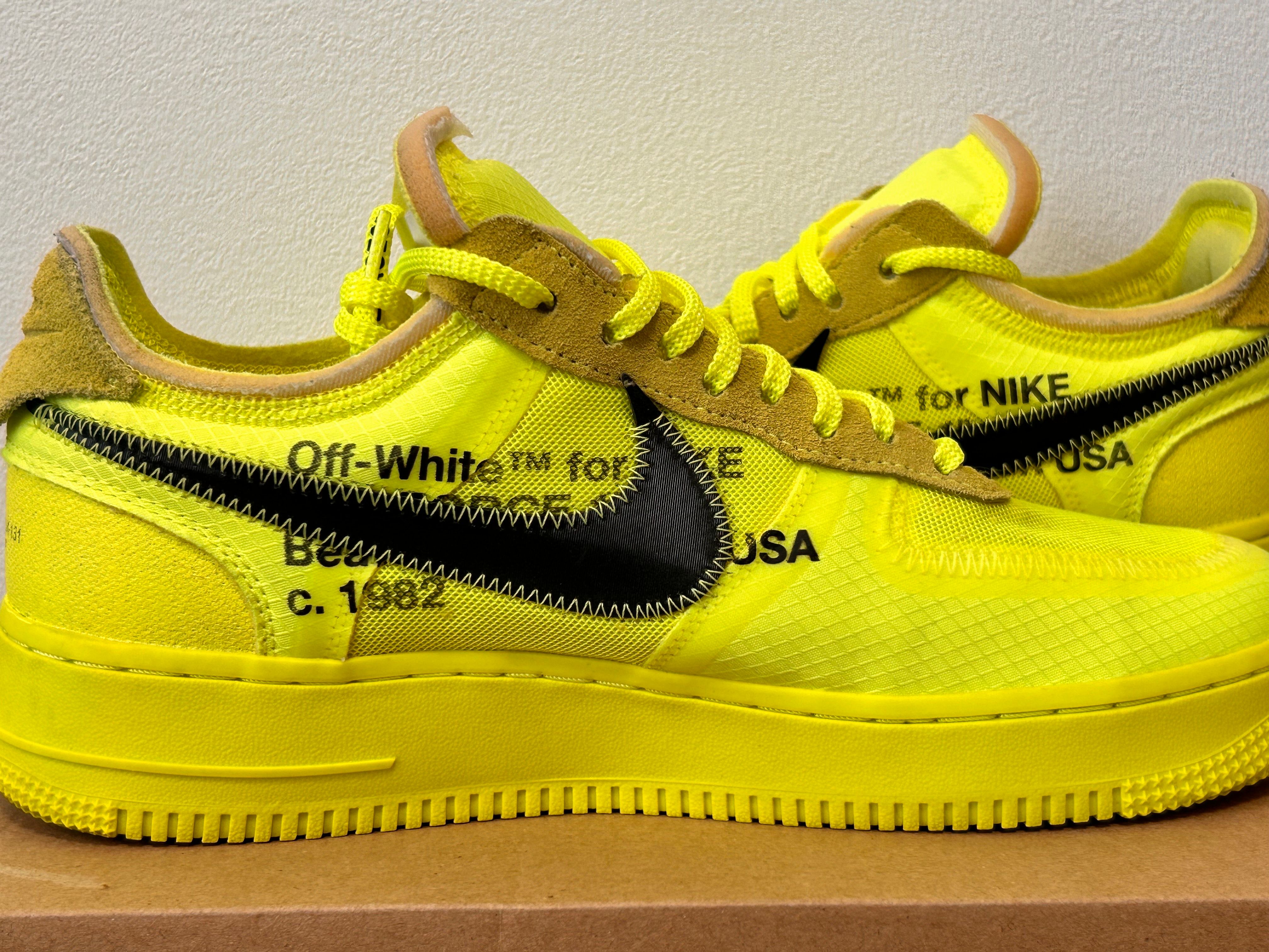 Off-White × Nike Air Force 1 Low "Volt"