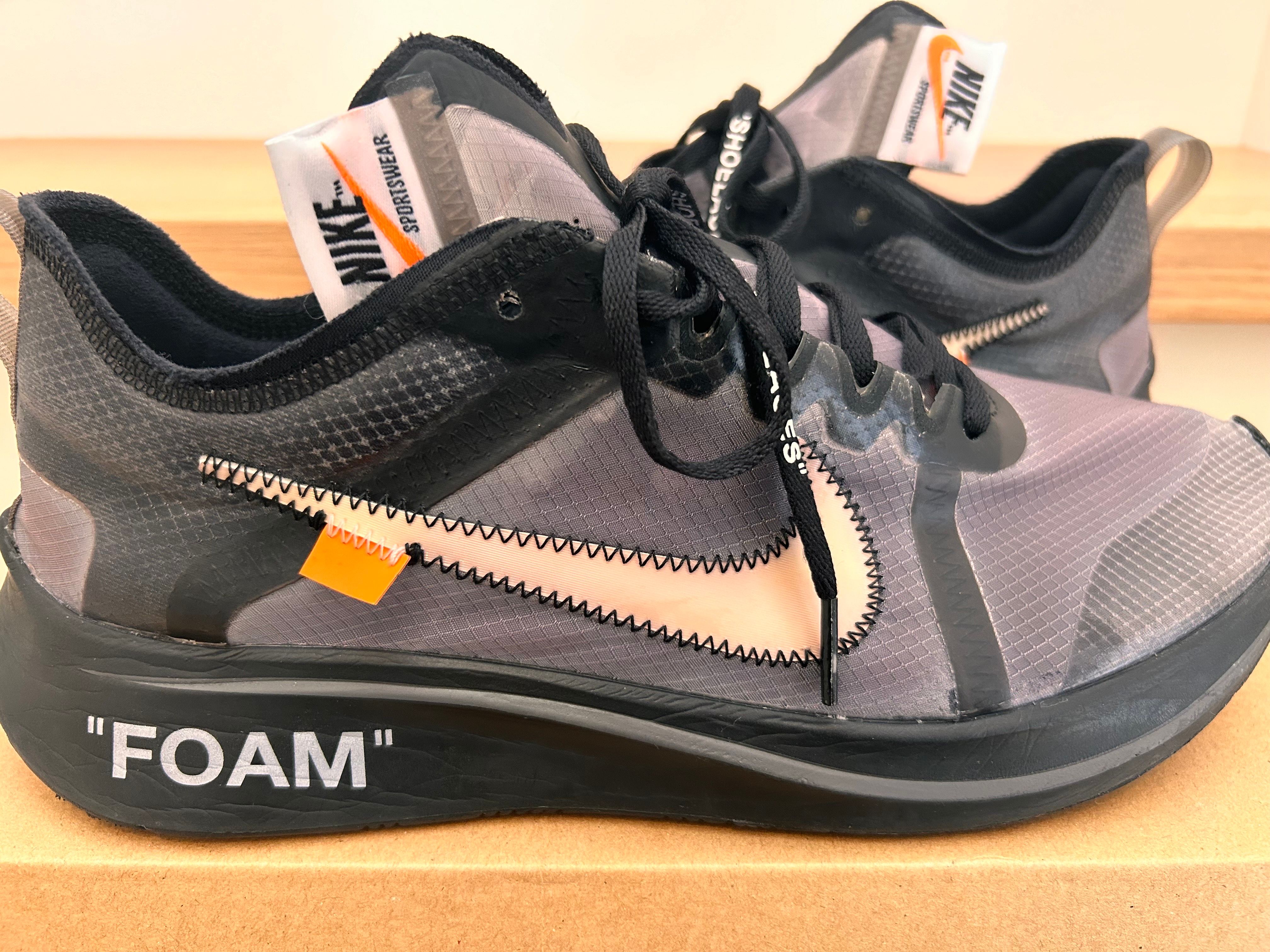 Off-White × Nike Zoom Fly "Black"