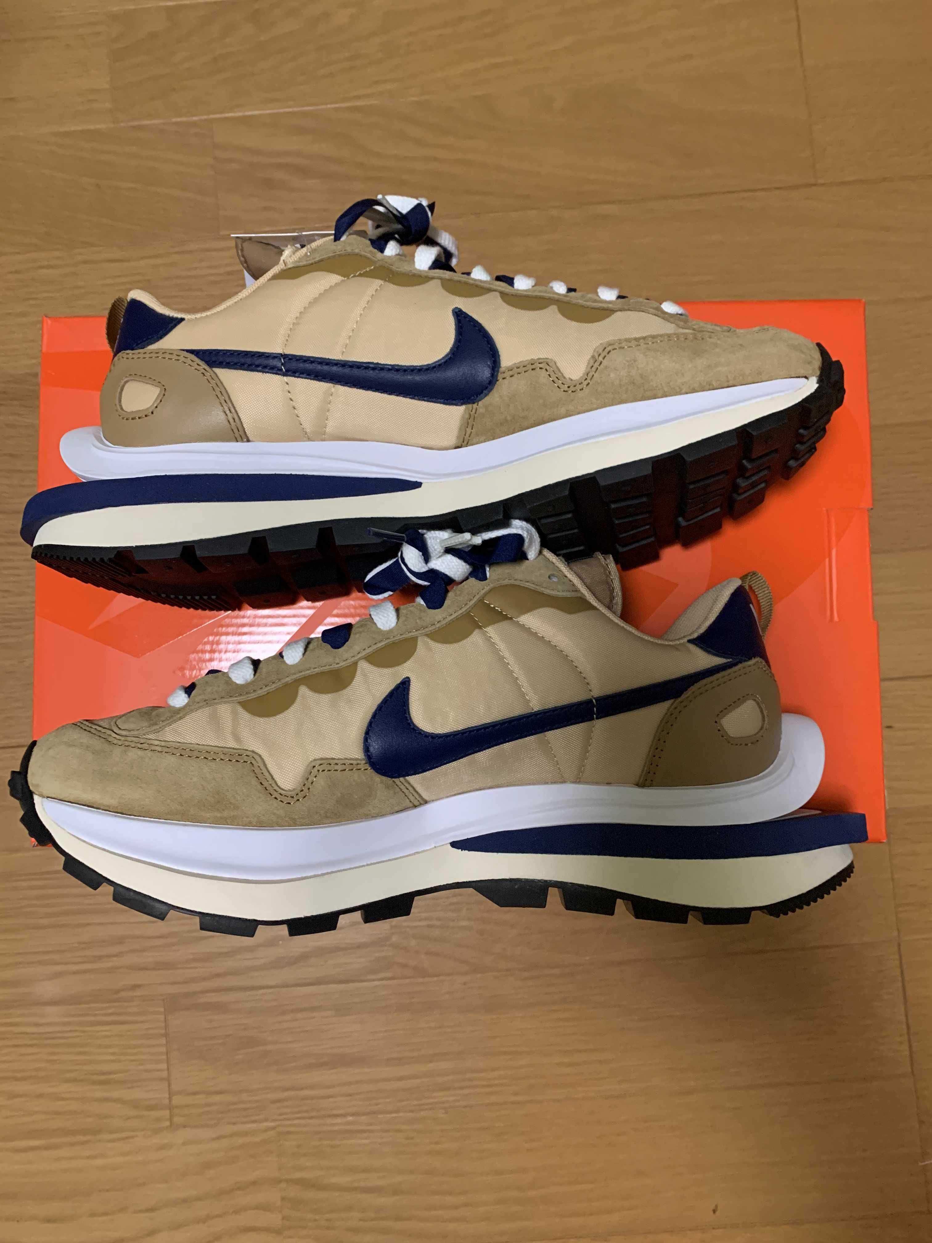 Sacai × Nike Vapor Waffle "Sesame And Blue Void"