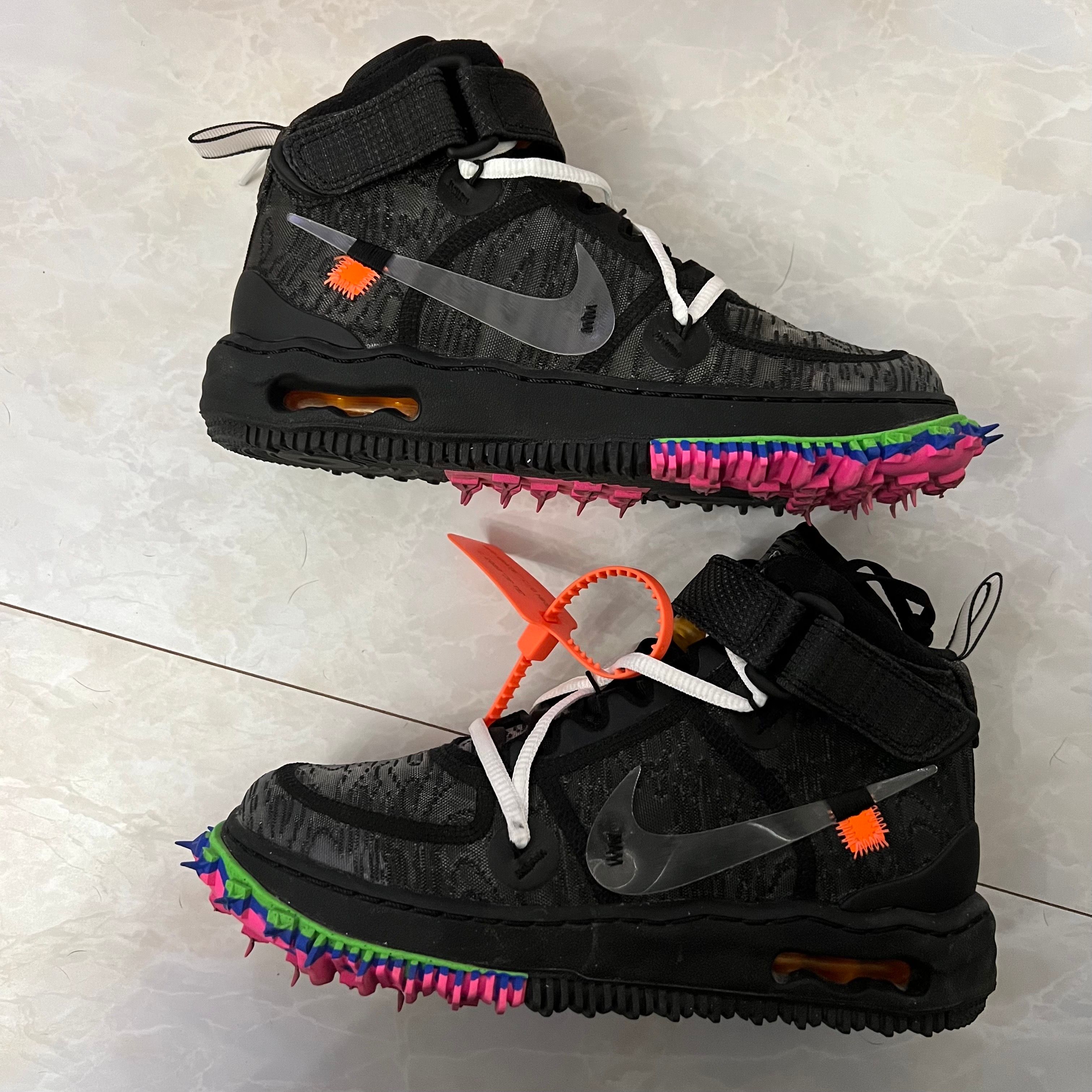 Off-White × Nike Air Force 1 Mid "Black"