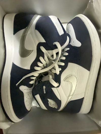 Nike Air Jordan 1 High OG CO.JP "White/Midnight Navy" (2020)(ブリーフケースなし)