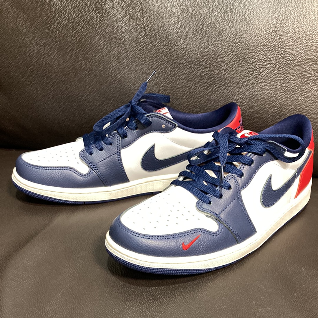 Nike Air Jordan 1 Retro Low OG "Howard/Gym Red and Midnight Navy"