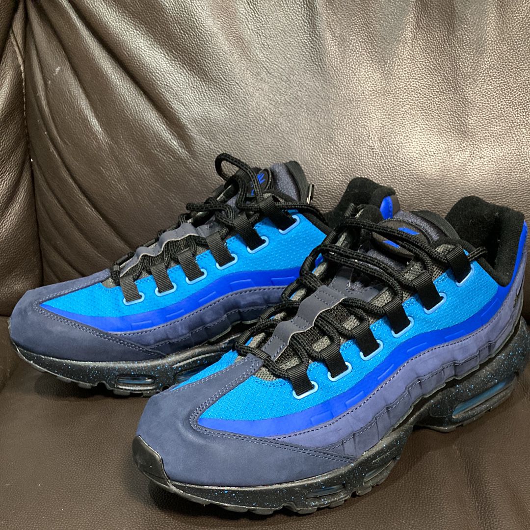 Stash × Nike Air Max 95 "Black and Harbor Blue" (2024)