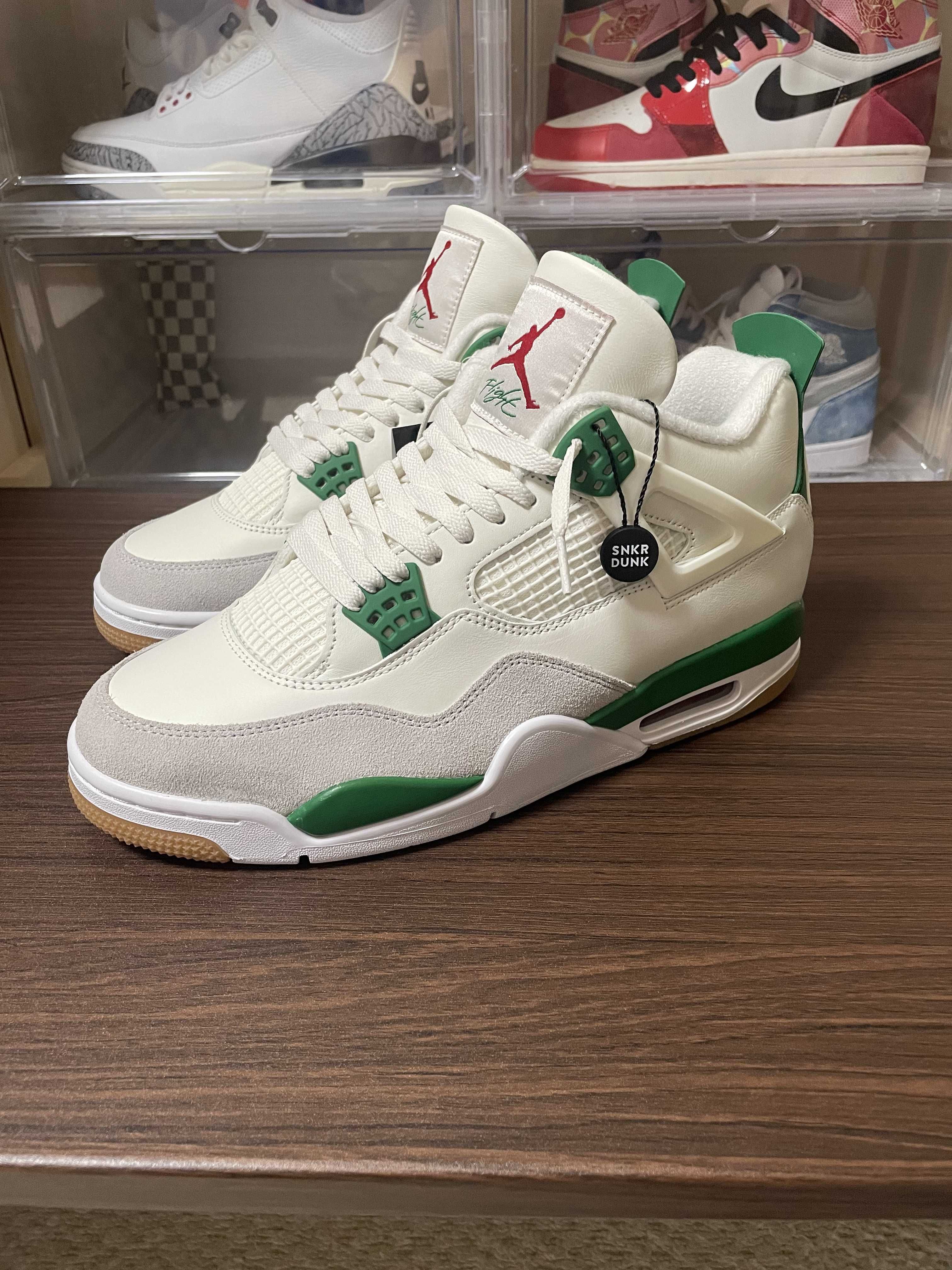 Nike SB × Air Jordan 4 Retro SP "Pine Green"