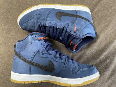 Nike SB Dunk High Orange Label "Obsidian/Black Light Gum Brown"
