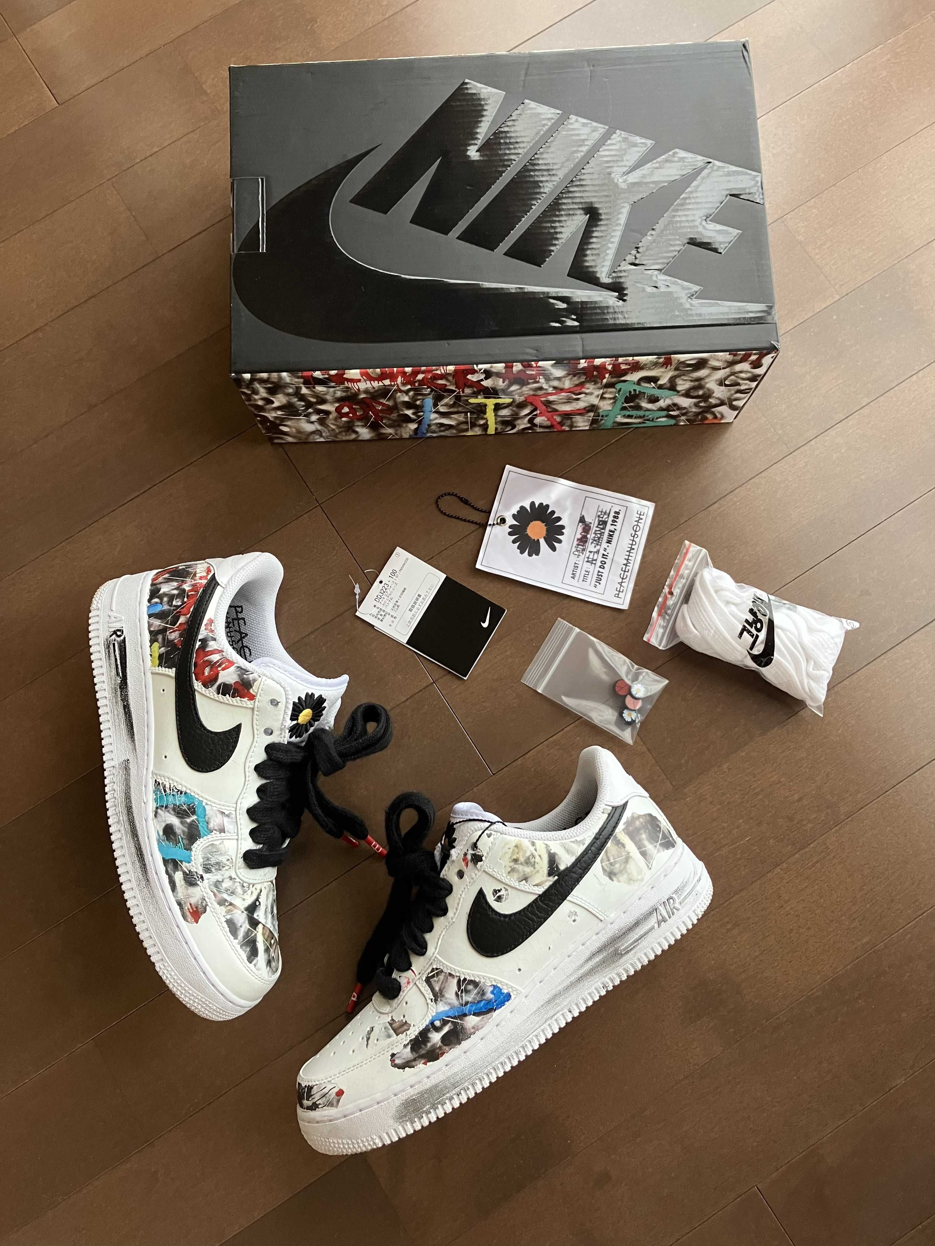 PEACEMINUSONE × Nike Air Force 1 Low "Para-noise/White/Black" / G-DRAGON