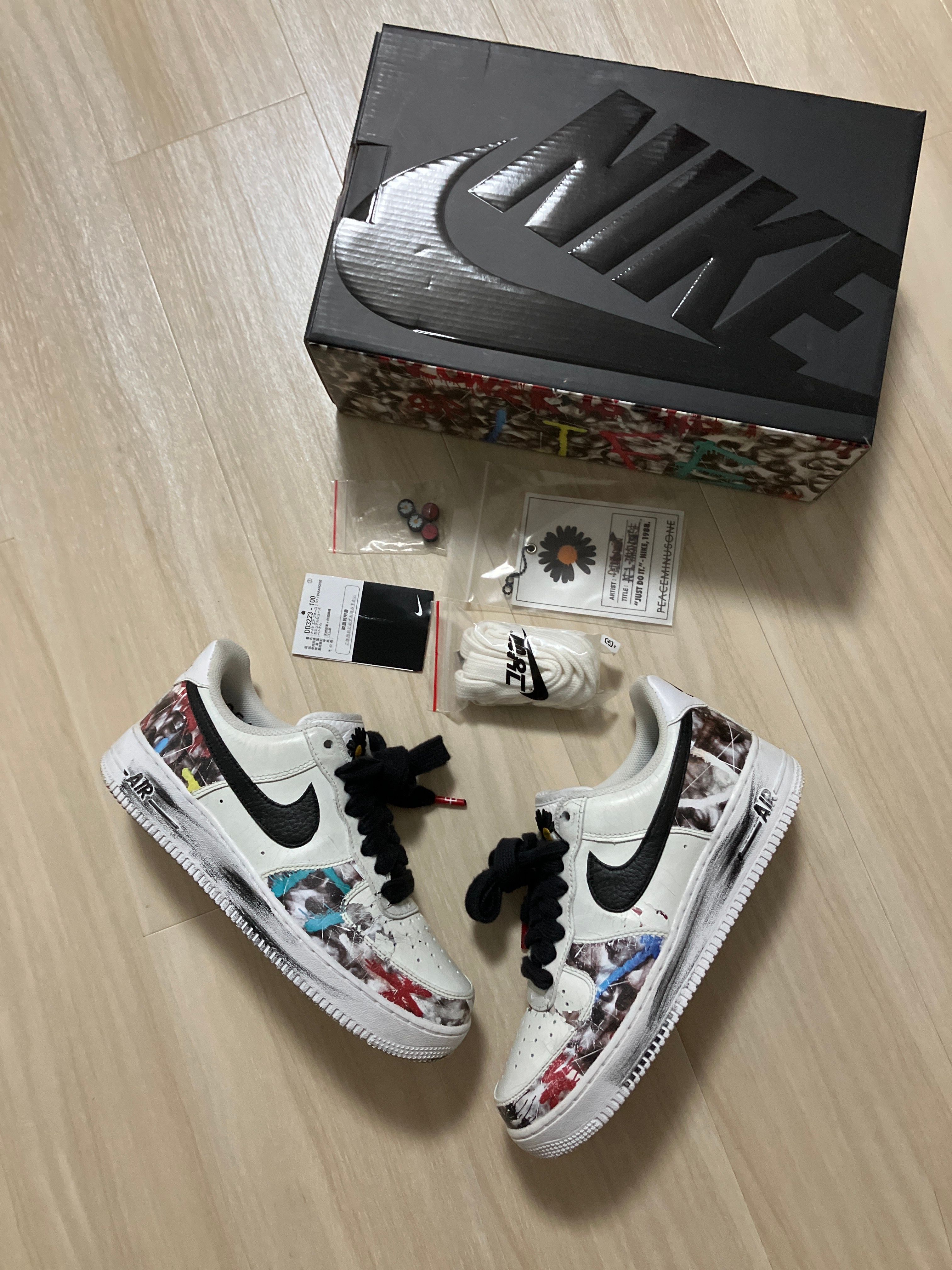 PEACEMINUSONE × Nike Air Force 1 Low "Para-noise/White/Black" / G-DRAGON