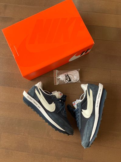 Fragment × sacai × Nike LD Waffle "Blackended Blue"