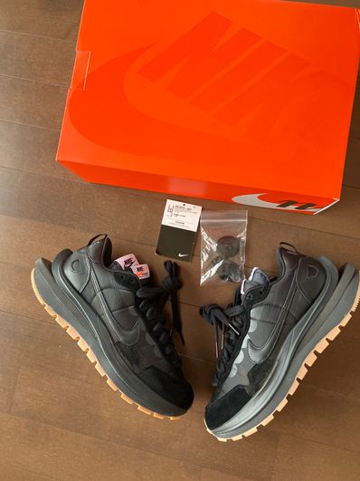 sacai × Nike VaporWaffle "Black Gum"