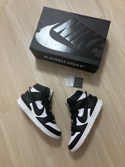 AMBUSH × Nike Dunk High "Black"