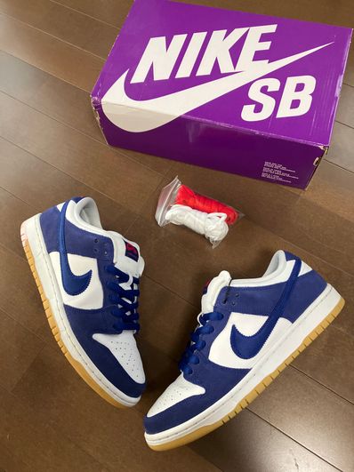 Nike SB Dunk Low "Los Angeles Dodgers/Deep Royal Blue"