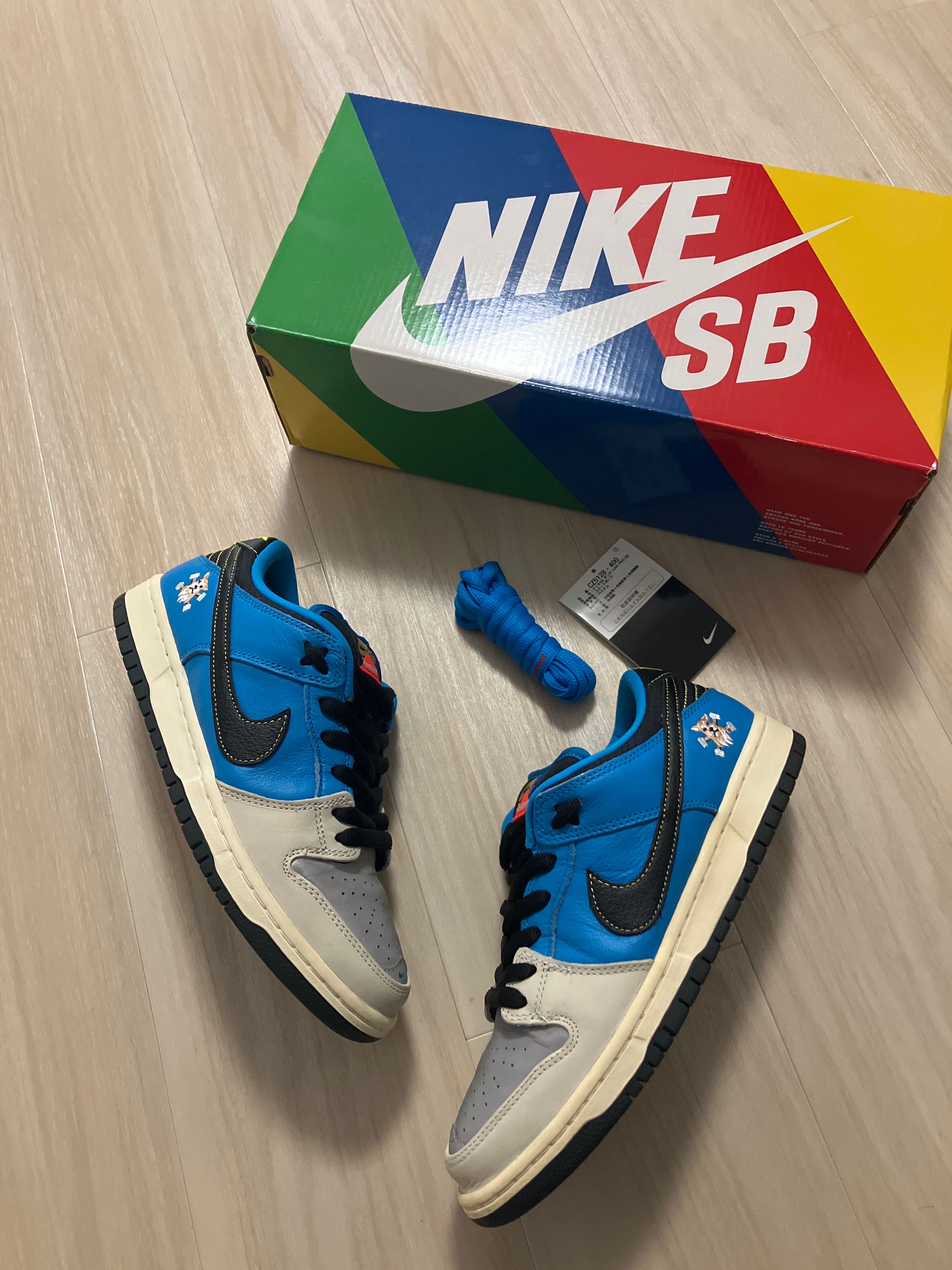 Instant Skateboards × Nike SB Dunk Low "Blue Hero"