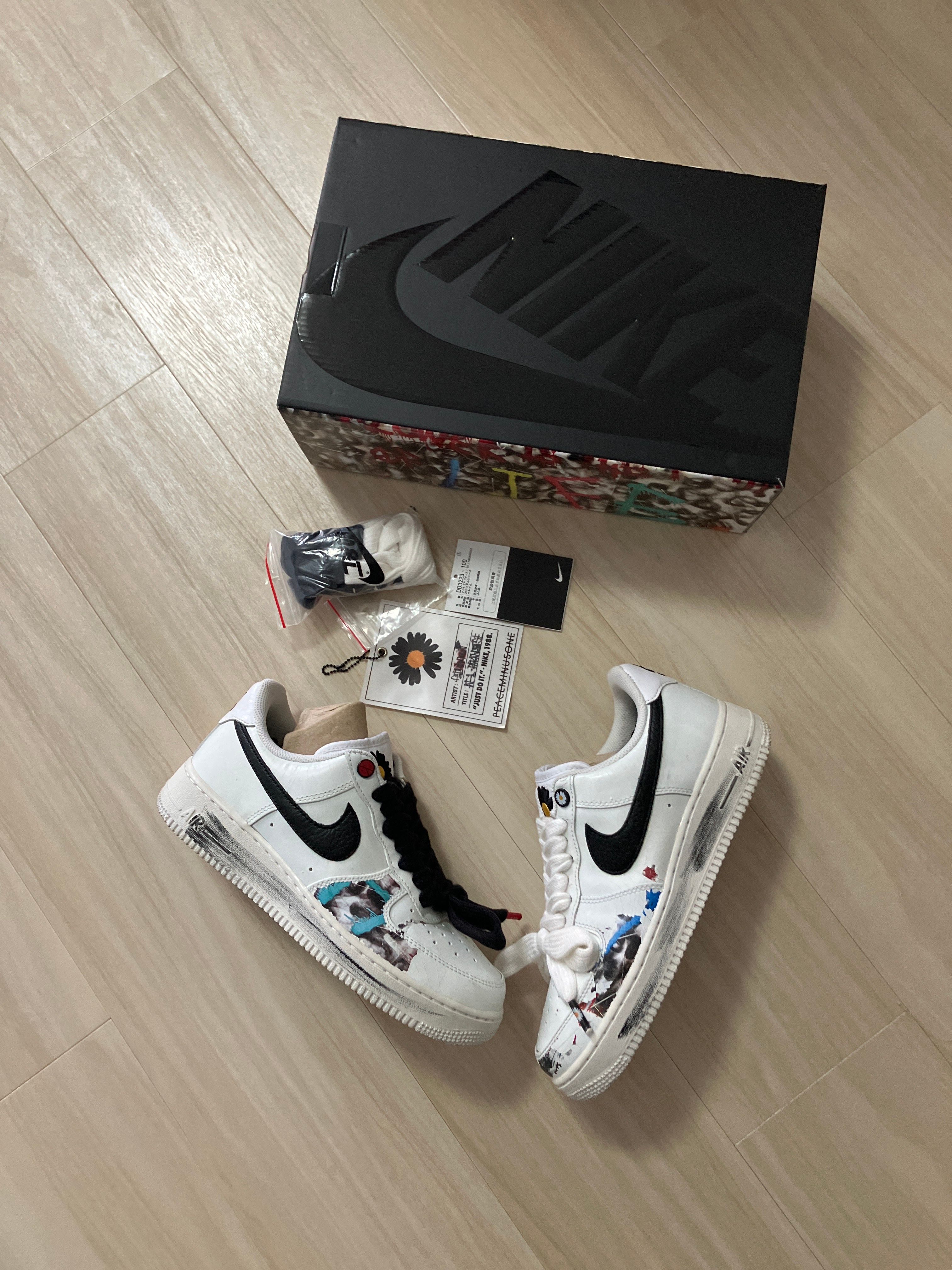 PEACEMINUSONE × Nike Air Force 1 Low "Para-noise/White/Black" / G-DRAGON