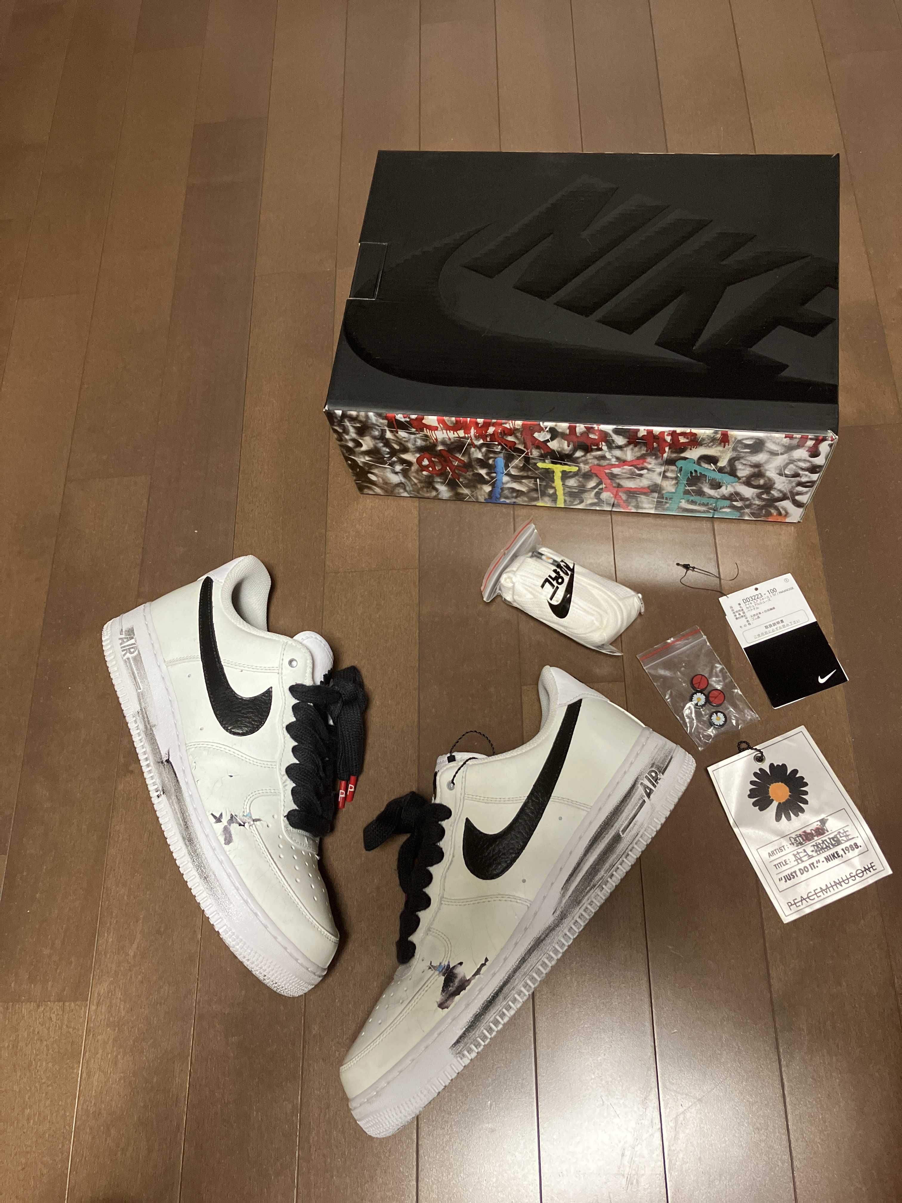 PEACEMINUSONE × Nike Air Force 1 Low "Para-noise/White/Black" / G-DRAGON