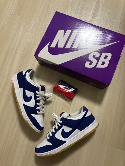 Nike SB Dunk Low "Los Angeles Dodgers/Deep Royal Blue"