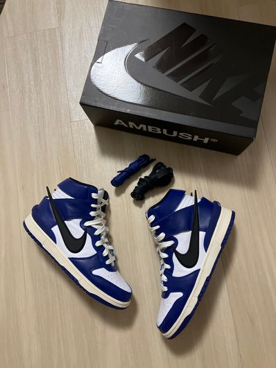 AMBUSH × NIKE DUNK HIGH "DEEP ROYAL"