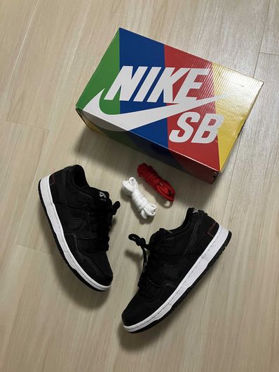 Wasted Youth × Nike SB Dunk Low "Black Denim" / VERDY