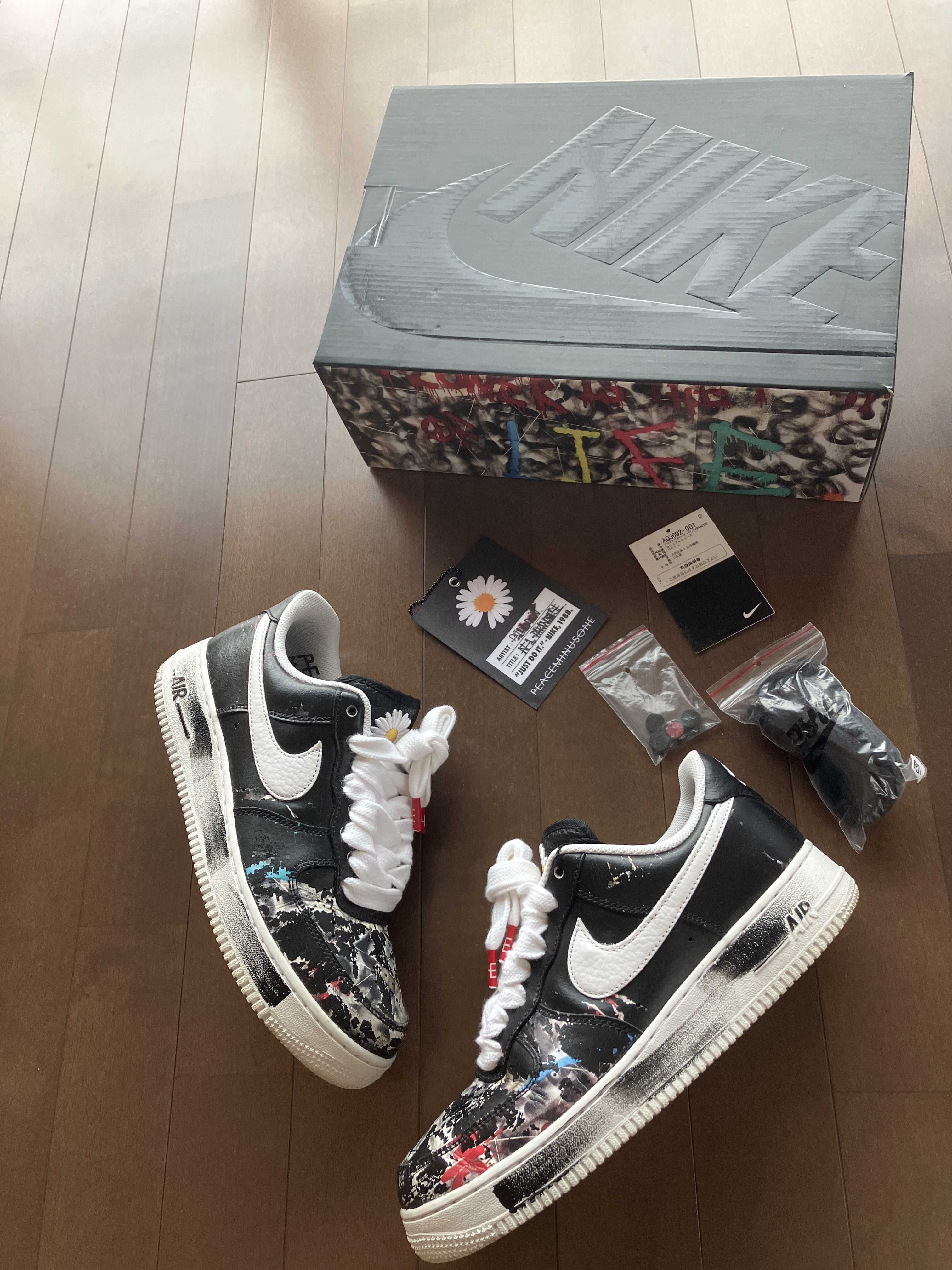 PEACEMINUSONE × Nike Air Force 1 Low Para Noise "Black" / G-DRAGON