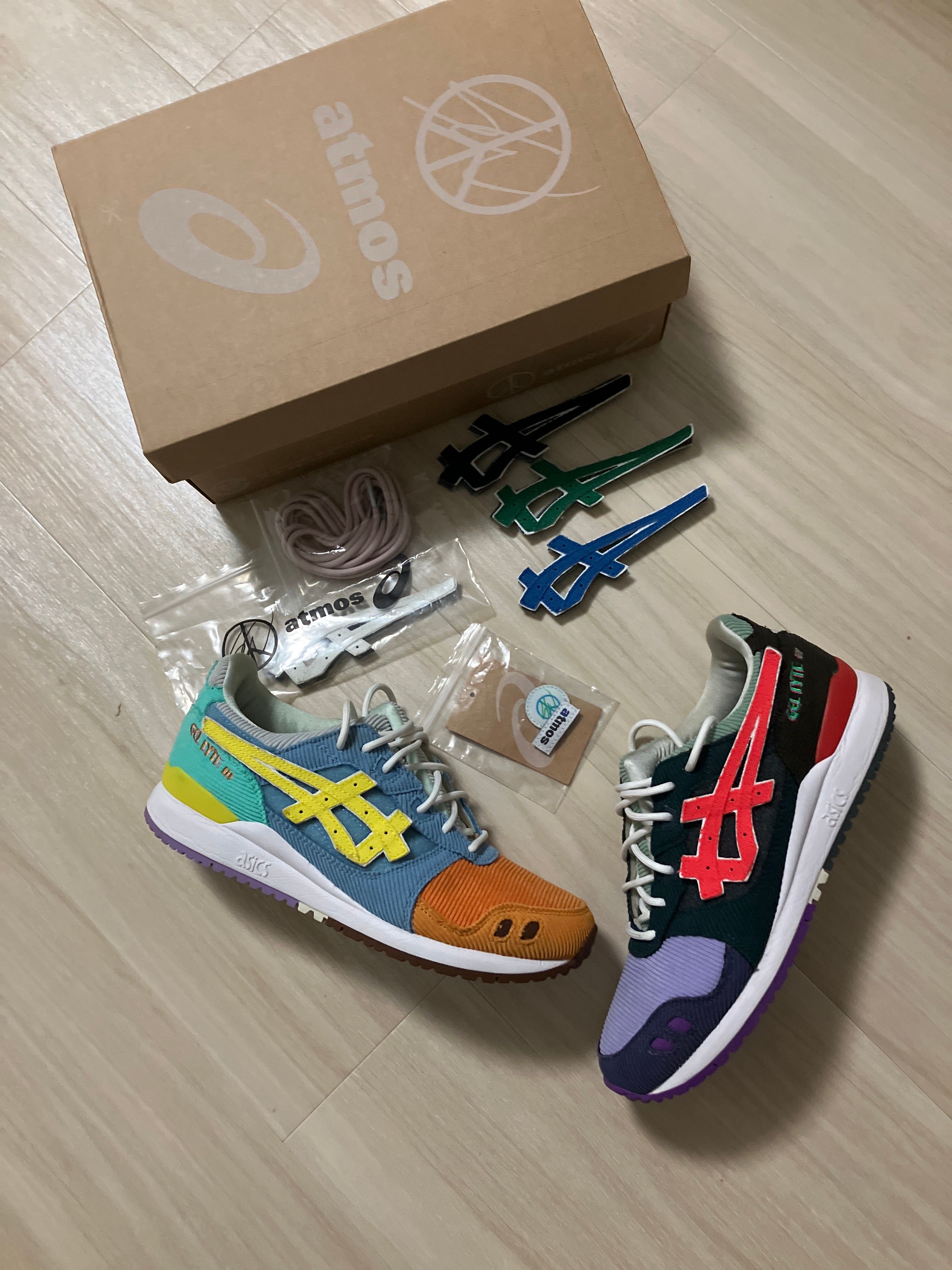 Sean Wotherspoon × atmos × Asics Gel-Lyte 3 OG "Multi" (with White Stripe)