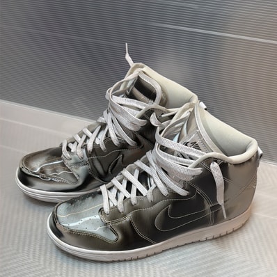 CLOT × Nike Dunk High "Silver/Flux"