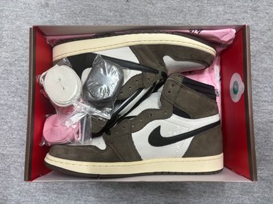 Travis Scott × Nike Air Jordan 1 Retro High OG TS SP "Sail/Dark Mocha"