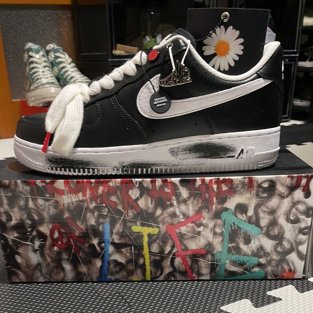 PEACEMINUSONE × Nike Air Force 1 Low Para Noise "Black" / G-DRAGON