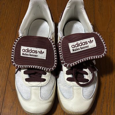 Wales Bonner × adidas Samba Pony Tonal Low "Cream White/Mystery Brown"
